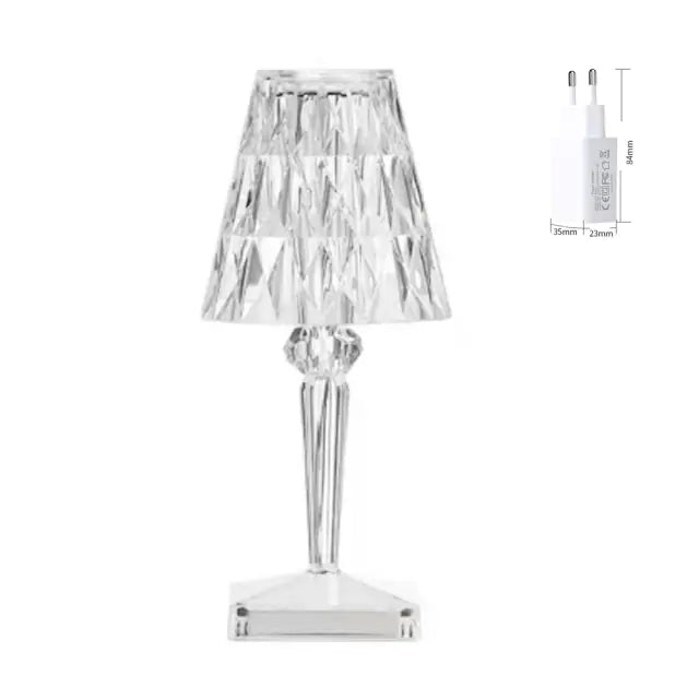 Diamond Table Lamp: USB Touch Sensor LED Night Light - Gravity Dropz