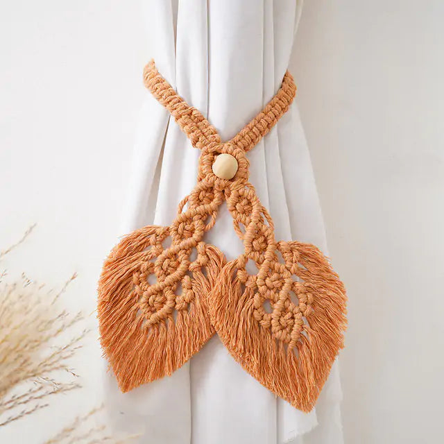 Macrame Room Decoration Curtain Tieback Rope - Gravity Dropz