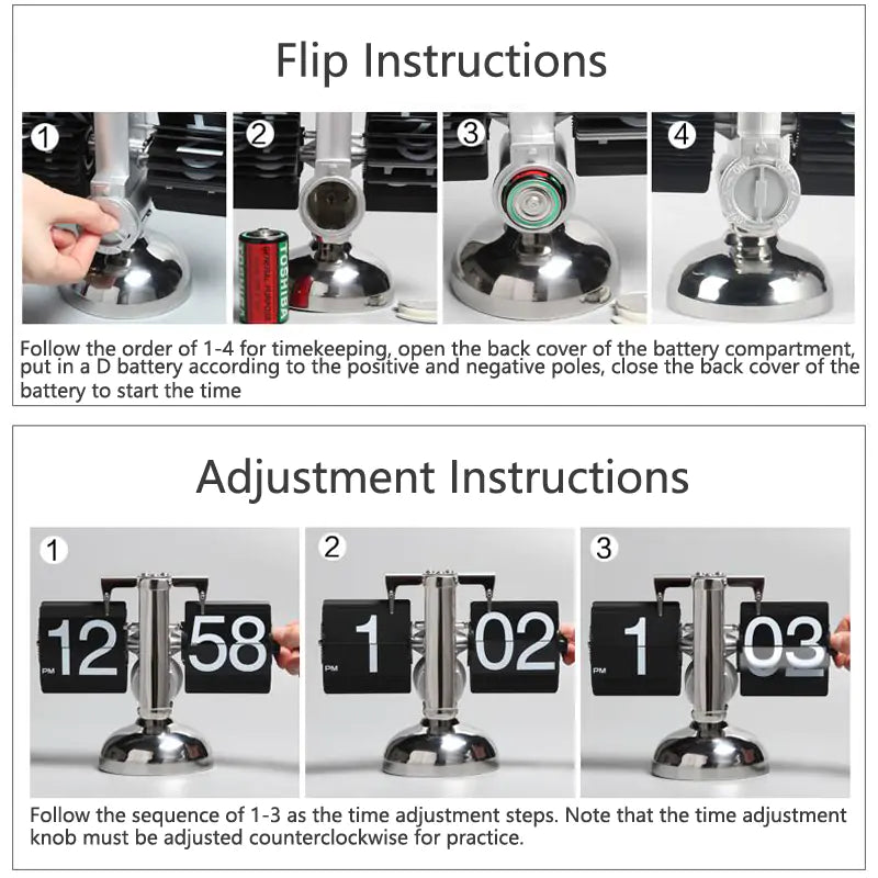 Classical Table Clock - Gravity Dropz