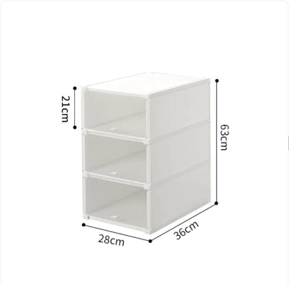 Transparent PP Shoe Storage Box