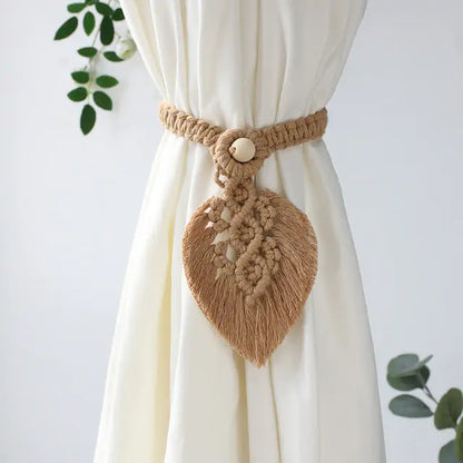 Macrame Room Decoration Curtain Tieback Rope - Gravity Dropz