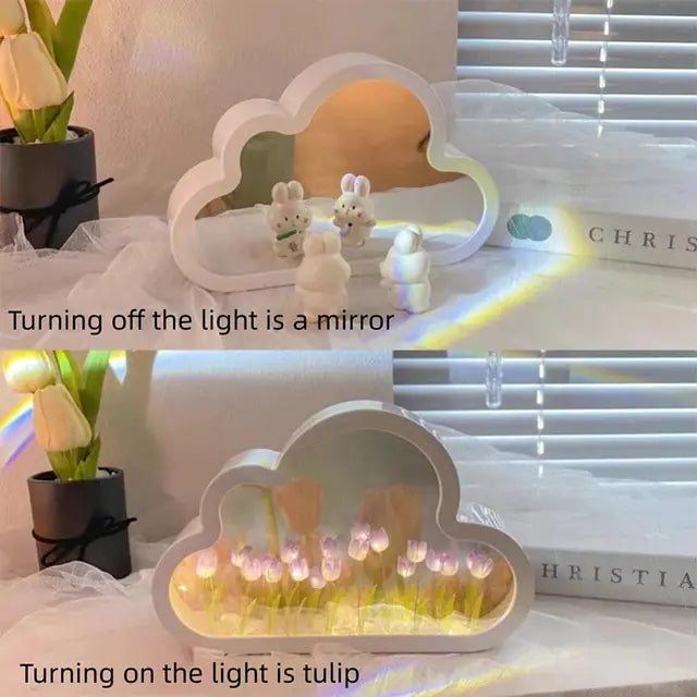 Cloud Tulip LED Night Light - Gravity Dropz