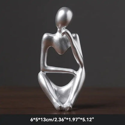 The Thinker Abstract Figurine - Gravity Dropz