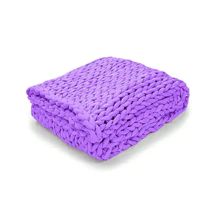 Zen Weighted Knitted Blanket - Gravity Dropz