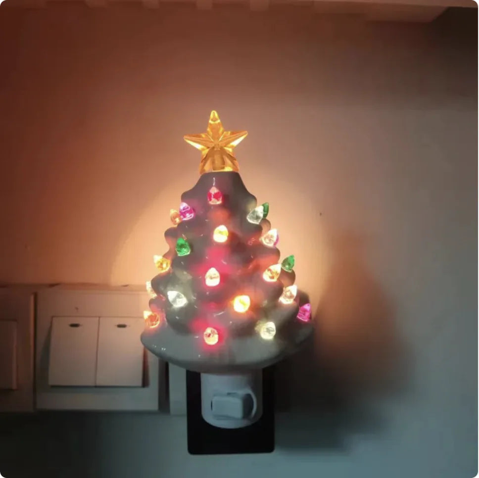 Christmas Tree Night Lamp for Bedside Use