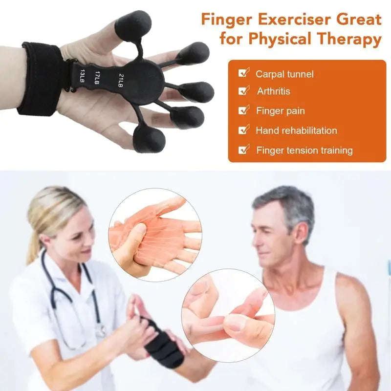 FlexiFinger 6-Level Strength Trainer - Gravity Dropz