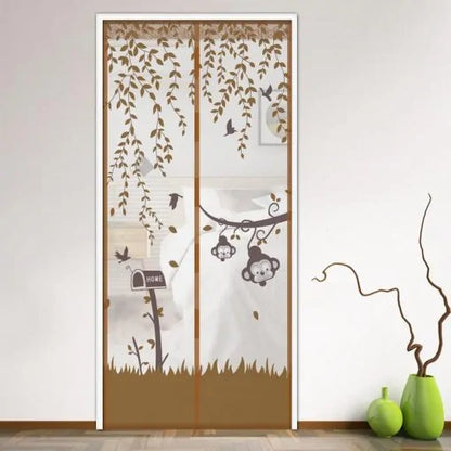 Magnetic Mesh Screen Door Curtain