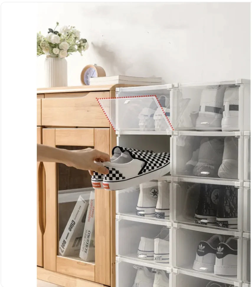 Transparent PP Shoe Storage Box