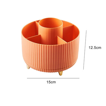360 Swivel Makeup Brush Holder - Gravity Dropz